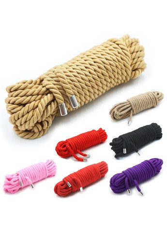 Мотузка для зв'язування для рольових ігор, шибарі, бандажна мотузка для БДСМ 5 метрів No Brand (341309868)