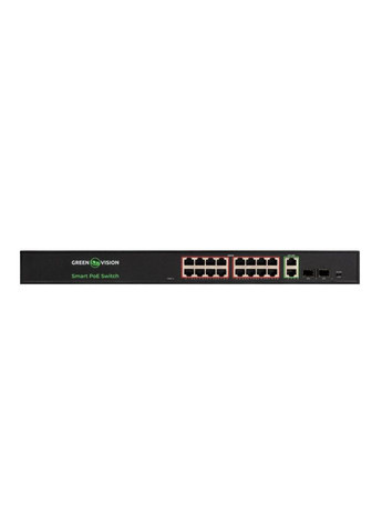 Комутатор мережевий POE GV-022-D-16G+2PG+2SFP GreenVision (372817352)