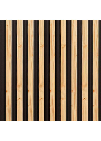 Рейка декоративна PS 2900х120х20мм Сосна з графітом SW-00002146 Sticker Wall (353967888)