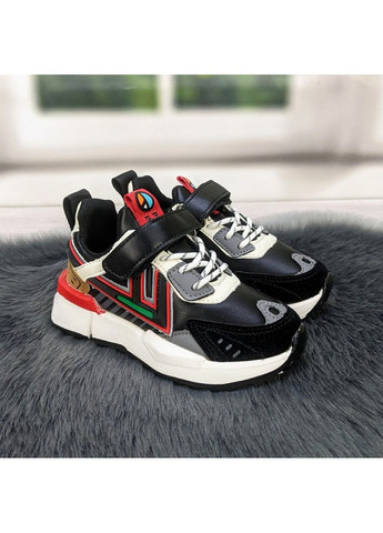 Чорні Осінні кросівки дитячі для хлопчика демісезонні Kimboo