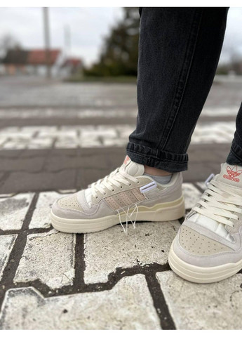 КРОСІВКИ ЖІНОЧІ ADIDAS FORUM 84 LOW PREMIUM BEIGE V2 АДІДАС ФОРУМ 84 No Brand бежеві демісезони (367172313)