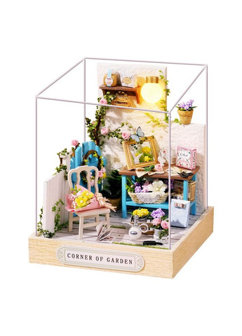 Румбокс Конструктор 3D Садовий Куточок DIY Corner of Garden Roombox QT-033 No Brand (362452873)