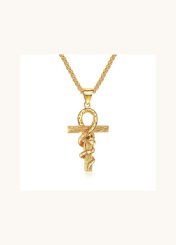 Кулон Єгипетський Хрест Життя "Anch" Анкх зі змією підвіска талісман амулет No Brand (339869728)