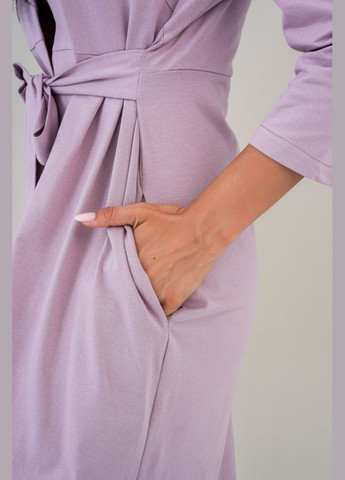 Бавовняний халат для вагітних та годуючих матусь рукав 3/4 фіолетовий Мамин Дім (304252516)