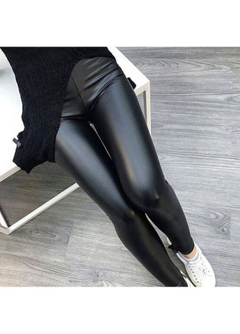 Матові лосини з еко шкіри на флісі Україна (355803363)