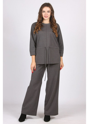 Брюки теплые женские 0382 елочка серые Актуаль (372745534)