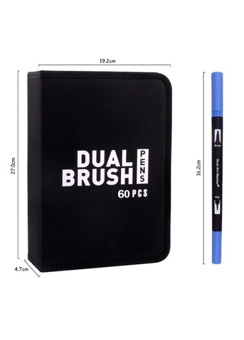 Набор маркеров для рисования Color pencil CD акварельные с сумкой 60 шт (AN60D) No Brand (315355059)