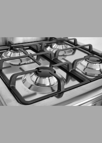 Комбинированная (газ+электро) плита комбинированная 2000-63х нержавейка гриль чугун DAHATI