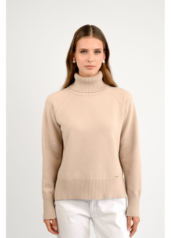 Бежевый зимний свитер elegant Teplo 0972