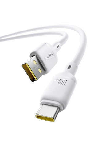 Дата кабель Silky Series OS Fast Charging USB to Type-C 100W (1m) (P10377703) Baseus (324104830)