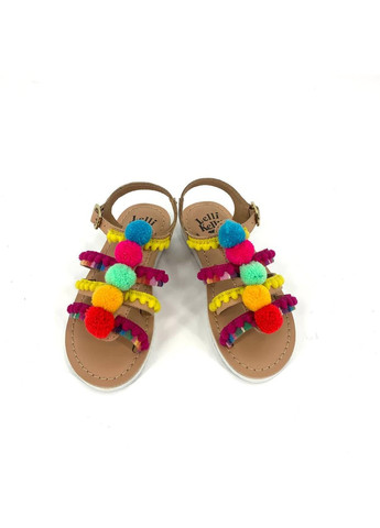 Цветные босоножки, арт. 5560, мультиколор/бубоны, италия, р. Lelli Kelly