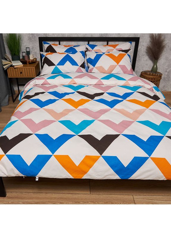 Комплект постельного белья Бязь Gold Люкс Евро 200х220 наволочки 2х40х60 (MS-820008970) Moon&Star Color Clash (356113650)