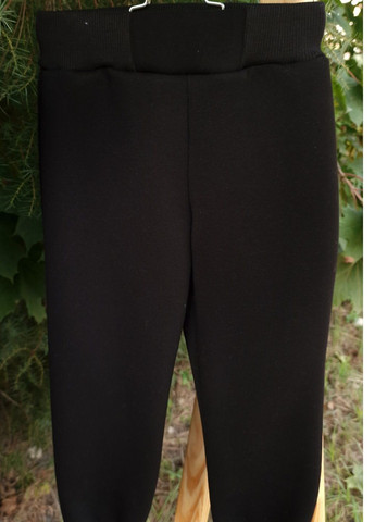 Чорний демісезонний костюм теплий тринитка начіс фліс No Brand