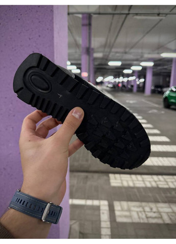 Черные зимние мужские кроссовки No Brand