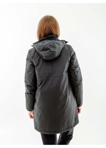 Чорна демісезонна жіноча куртка s n fl rpl park20 sdf jkt чорний Nike