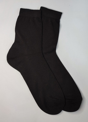 Чорні шкарпетки чоловічі в сітку високі 12 пар житомир ms 602/12 чорний XTeam однотонні (329901348)