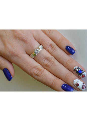 Серебряная кольца с золотыми напайками Silver Style (367268272)