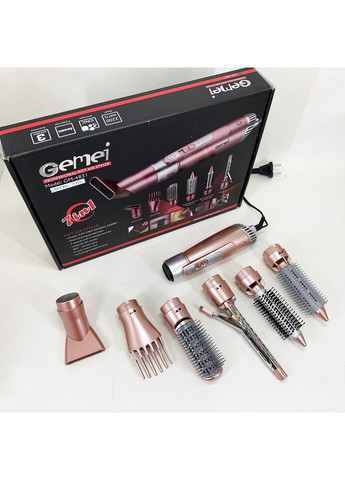 Щипці фен для волосся мультистайлер GM-4831 7в1, класичний фен для волосся, потужний фен для волосся Gemei (365812794)