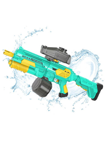 Водний пістолет, акумуляторний водний автомат з автоматичним закачуванням води, електричний бластер, зелений No Brand (346528624)