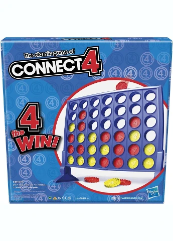 Стратегическая настольная игра "Собери 4 в ряд" Gaming Connect 4 Classic Grid Hasbro (334714345)