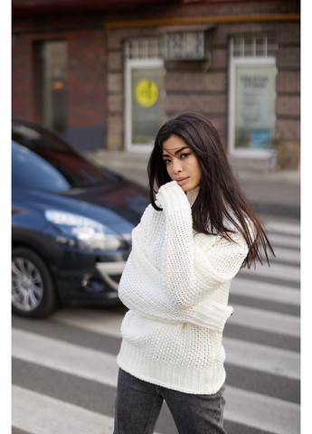 Білий демісезонний светр s070.4945 Seventeen