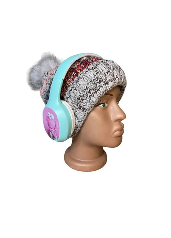 Наушники накладные YLZ-5 FM радио и Bluetooth для детей голубые (1756375776) No Brand (335419329)