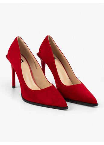 Buts Жіночі туфлі на підборах 1100631 червоний з натуральна замша, — демісезон (301407768)