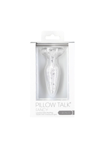 Скляна анальна пробка Fancy Luxurious Glass Anal Plug, ⌀3,1см, віброкуля в подарунок - CherryLove Pillow Talk (339867436)