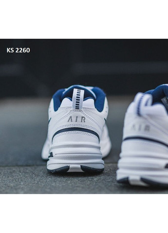 Белые демисезонные кроссовки мужские nike air monarch iv white найк аир монарх No Brand