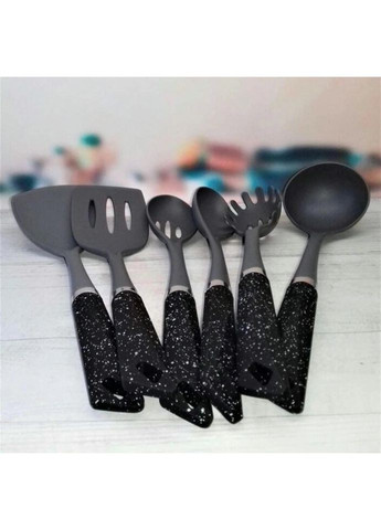 Набір кухонного приладдя EB-3605-Black 7 предметів чорний Edenberg (335715135)
