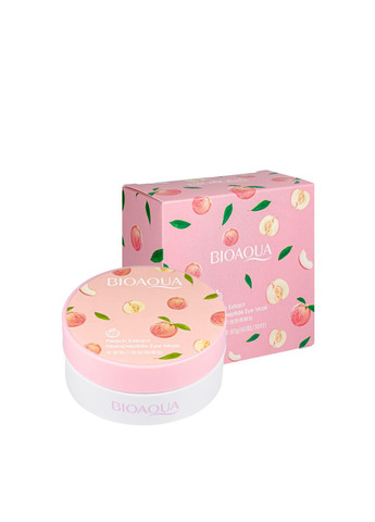 Патчі для шкіри навколо очей омолоджувальні Peach Extract Hexapeptide Eye Mask 60 шт BQY94865 Bioaqua (337359124)