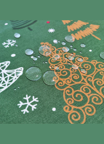 Новогодние салфетки под тарелки, набор из 2 салфеток подтарельников зеленых Новогодняя елка 30х40см Maystat (307060884)