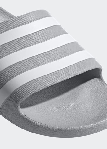 Серые спортивные шлепанцы adilette aqua adidas