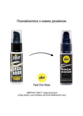 Гель-лубрикант для анального сексу backdoor Serum 20 мл (П'юр, Пджюр) Pjur (382855162)