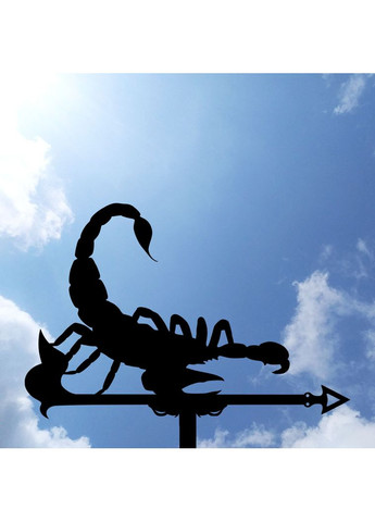 Флюгер Скорпион из металла 2 мм, флюгер на крышу No Brand (368896718)