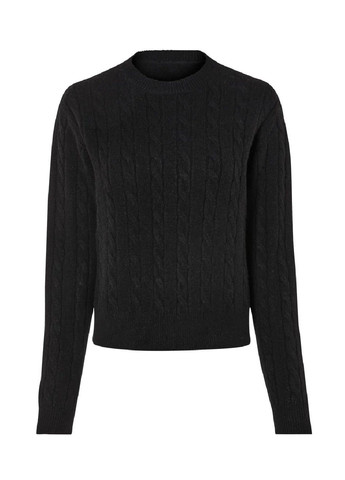 Чорний демісезонний светр тонкої в'язки пуловер Esmara