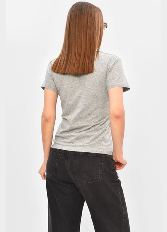 Футболка жіноча сірого кольору Let's Shop - (339601724)