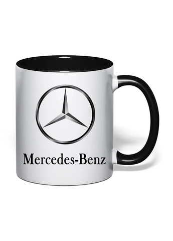 Чашка с печатью "Mercedes-Benz" 330 мл (цвет чёрный) (32452) No Brand (363867255)
