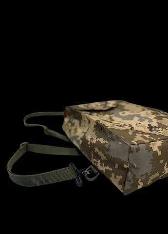 Сумка для протигазу піксель універсальна з регульованими ременями Get’Man PDSMK-MRN-PRTGZ-TP-1-PXL (316090243)