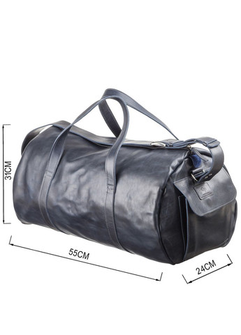 Сумка дорожная 11049 Синяя Grande Pelle (329148147)