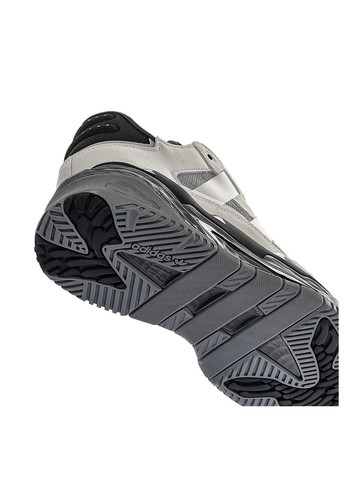 Серые демисезонные кроссовки мужские black silver, вьетнам adidas Niteball