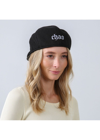 Кепка реглан женская шерсть черная ЧИЛИ LuckyLOOK 880-191 (352690926)