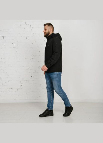 Чорна демісезонна демісезонна чоловіча куртка великого розміру куртка-піджак SK