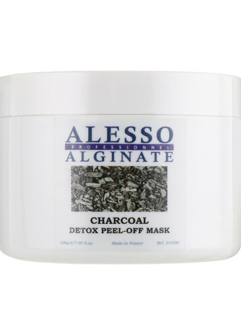 Очищающая маска для стрессовой кожи Charcoal Detox Peel-Off Mask 200g (641319-15792) Alesso Professionnel (368662297)