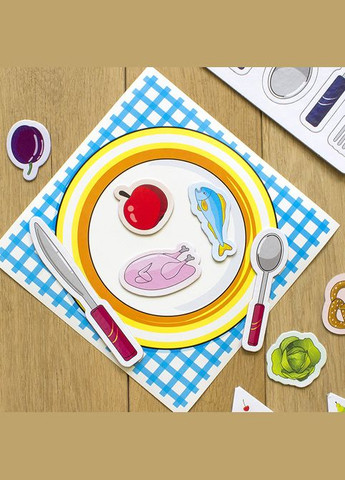 Навчальний набір ігор "Вивчаємо продукти харчування" 13152043IQ-club для малюків Ranok Creative (301790338)