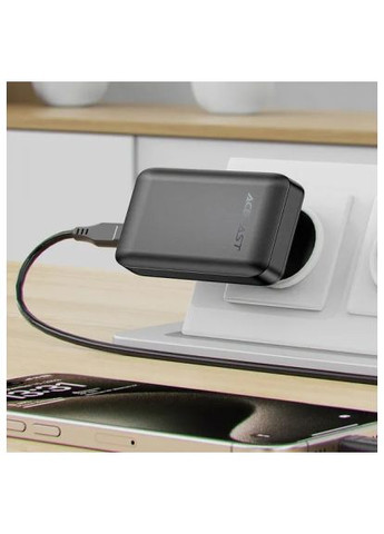 Зарядний пристрій 3xUSB 65W (2xUSB-C+USB-A) Gan A100 Fast Charger Ultra thin black (6974316283492) Acefast 3xUSB 65W (2xUSB-C+USB-A) Gan A100 Fast Charger Ul (370021089)