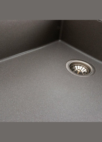 Гранітна мийка для кухні 8650 DIAMOND матова ( мусон) Platinum (342071684)