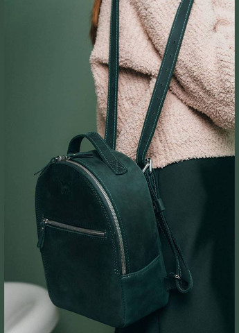 Шкіряний рюкзак Groove S зелений вінтажний (A-027043) The Wings (327874010)