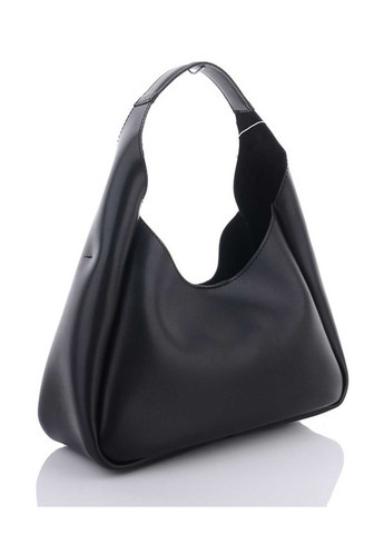 Жіноча сумка чорна екокожа молодіжна сумка на блискавці та магніті для повсякденного використання ProDobro (367265993)