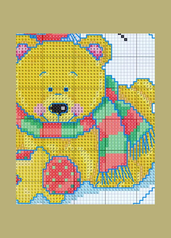 Набор для вышивания по нанесённой на канву схеме "Christmas stockin5". AIDA 14CT printed, 32*47 см Joy Sunday (313613641)